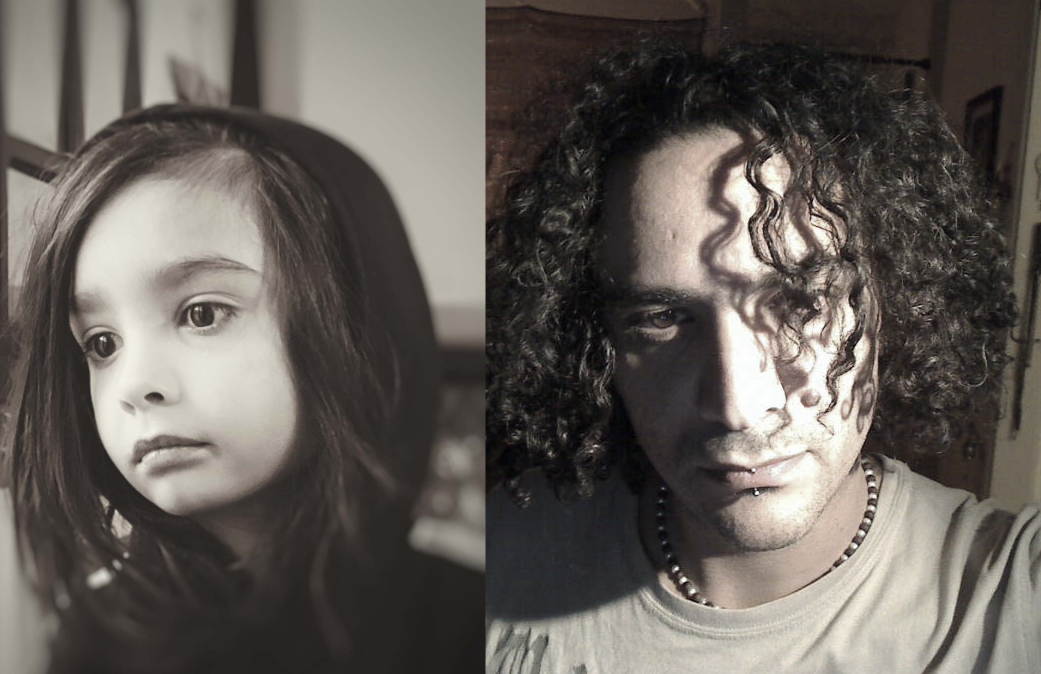 My son and I.